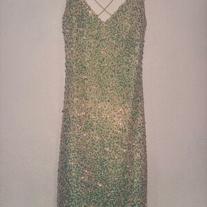 Beaded Homecoming Dress